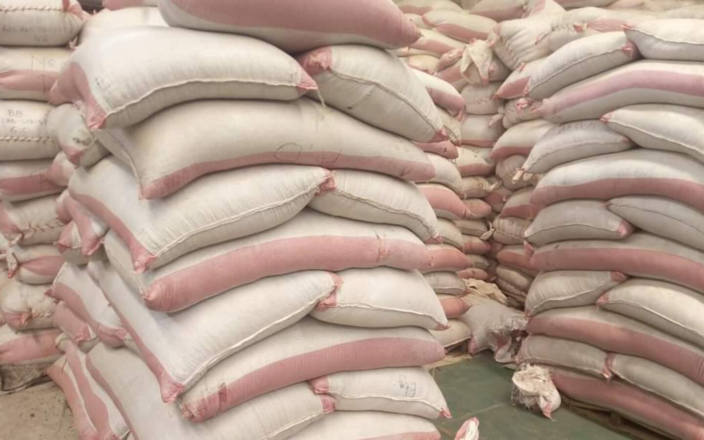 Sacs de café Majirane prêts pour l'exportation